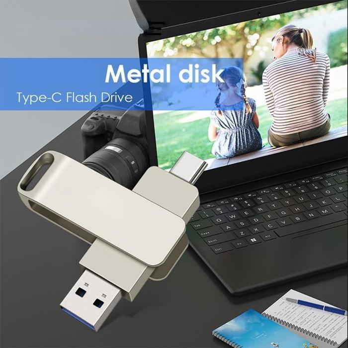 FLASHDISK 2 IN 1, FLASHDISK OTG METAL 1TB BERKECEPATAN TINGGI, FLASHDISK USB3.0 256GB 512GB 128GB
