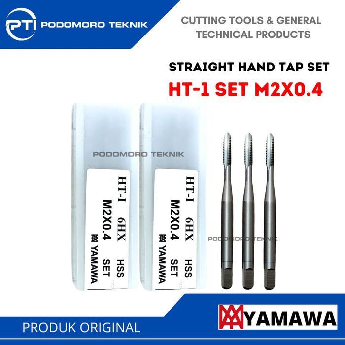 Yamawa Hand Tap M2x0.4 Hand Tap M2 x 0.4 Hand Tap Lurus Merk Yamawa