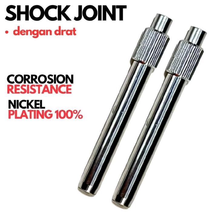 SAMBUNGAN JORAN DRAT bahan stainles kuat anti karat ukuran lengkap - Warna SHOCK DRAT uk 5.0