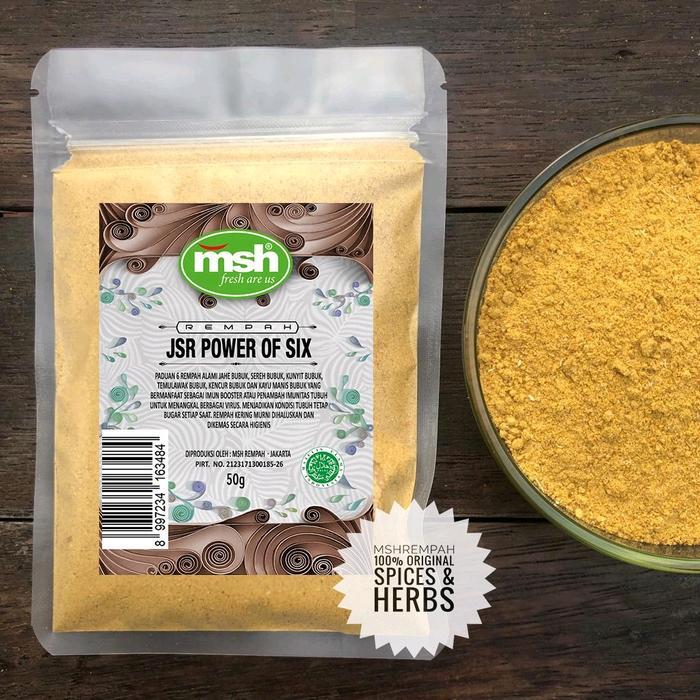 Terlaris Jsr Power Of Six 50Gr