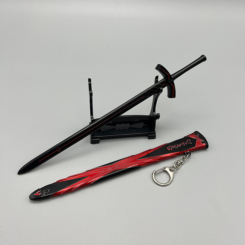 22cm Black Excalibur Saber Alter Artoria Pendragon Fate Anime