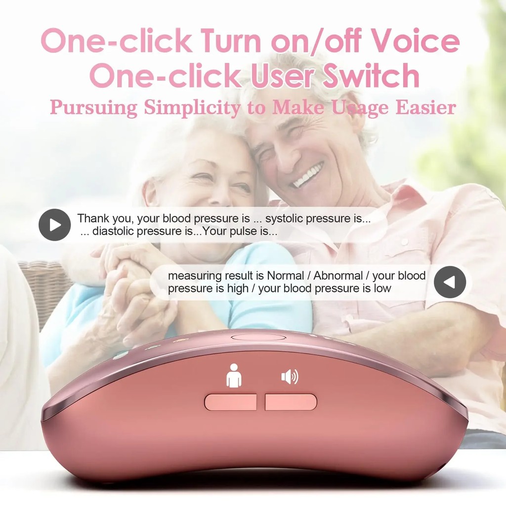 New Wrist Blood Pressure Monitor Digital Voice Heart Rate Blood Pressure Monitor LED Digital Screen