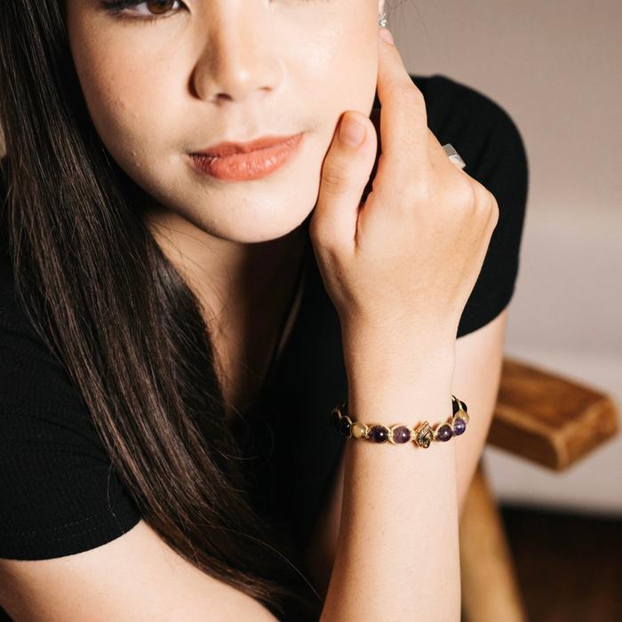 Sale Rdnb Jewelry - Merak Kharisma Rejeki - Gelang Wanita/Pria - Batu Alam Natural - Gelang Casual