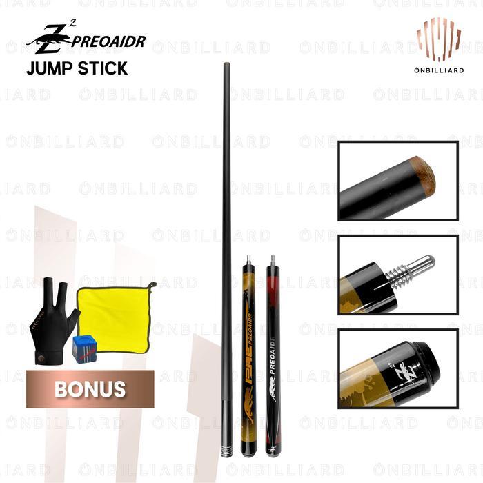 PREOAIDR JUMP Cue Stick Jump Carbon Stik Billiard