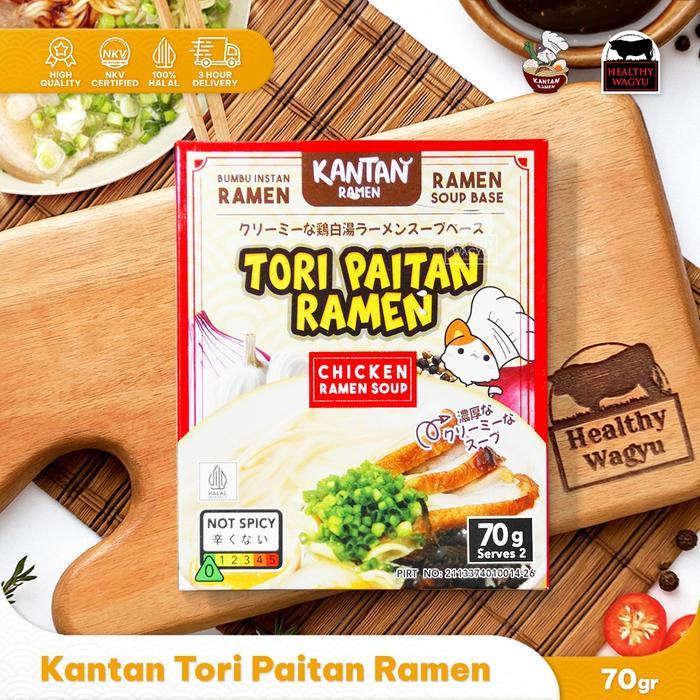 Kantan Ramen Bumbu Instan Kuah Soup Base Jepang Halal Tori Paitan 70gr Healthy