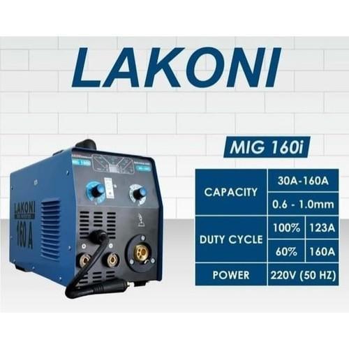 Mesin Las MIG 160i Lakoni / Trafo Las Inverter Tanpa Gas