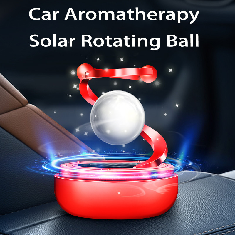 Car Aromatherapy Creative automotive ornaments Solar Rotating Aromatherapy Personalized aromatherapy