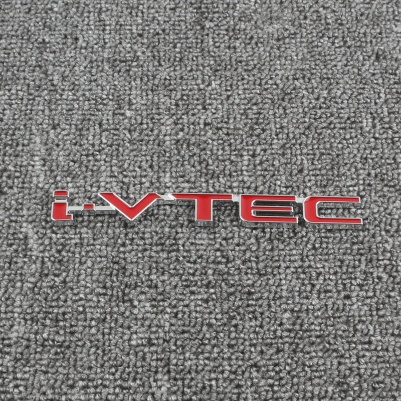 1X 3D VTEC iVTEC Metal Emblem Badge Decals Car Sticker for Honda cb400 i-VTEC vfr800 cb750 Civic