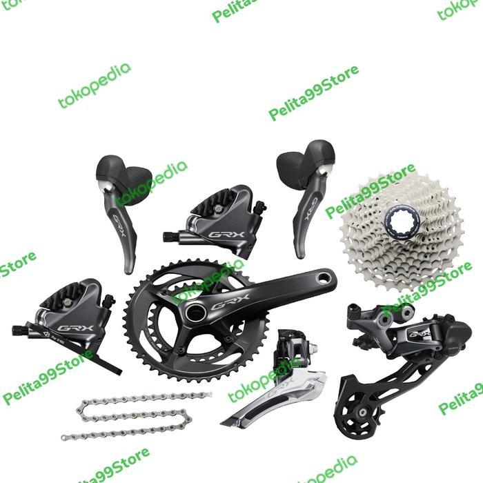 GROUPSET SEPEDA SHIMANO GRX RX810 2x11 SPEED