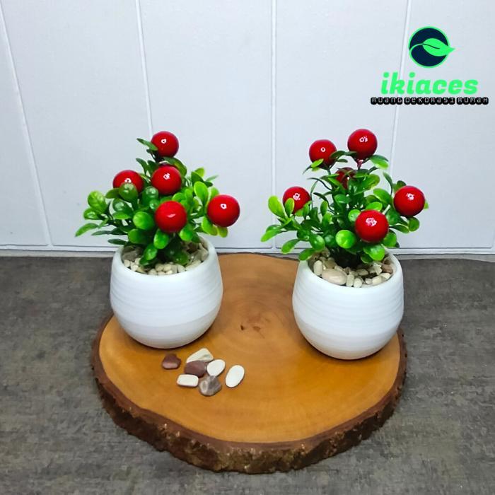 Hiasan Buah Plastik Buah Pot Hias Bunga Plastik Buah Palsu Bunga Hias Ready