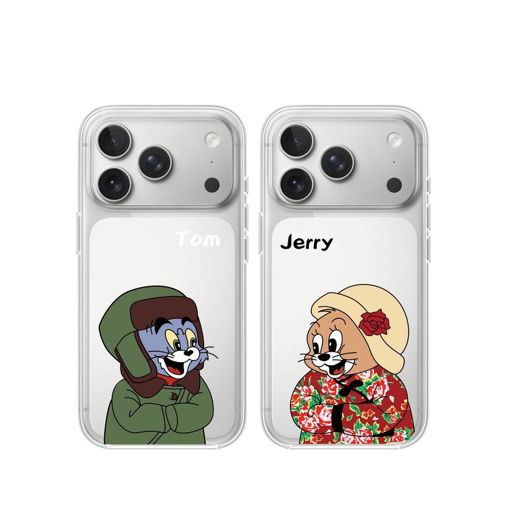 Couple Tom Dan Jerry Lucu Girl Case Hp Xiaomi X8 Pro Max C81 C85 15T Pro 15 Ultra C71 X7 Poco F7 14 