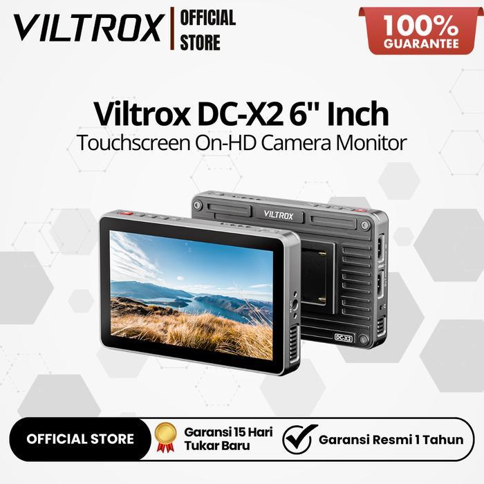 TERLARIS Viltrox DC-X2 6" Inch FHD 2000 Nits Touchscreen Camera Monitor Garansi Resmi