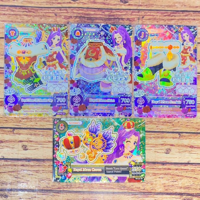 Aikatsu Mizuki Kanzaki Premium Love Queen Royal Moon Set with Acc