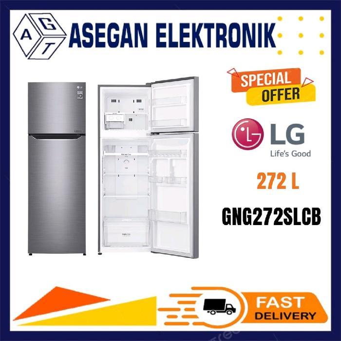 LG GN-G272SLCB KULKAS 2 PINTU GNG272SLCB GNG272 GN-G272 272SLCB