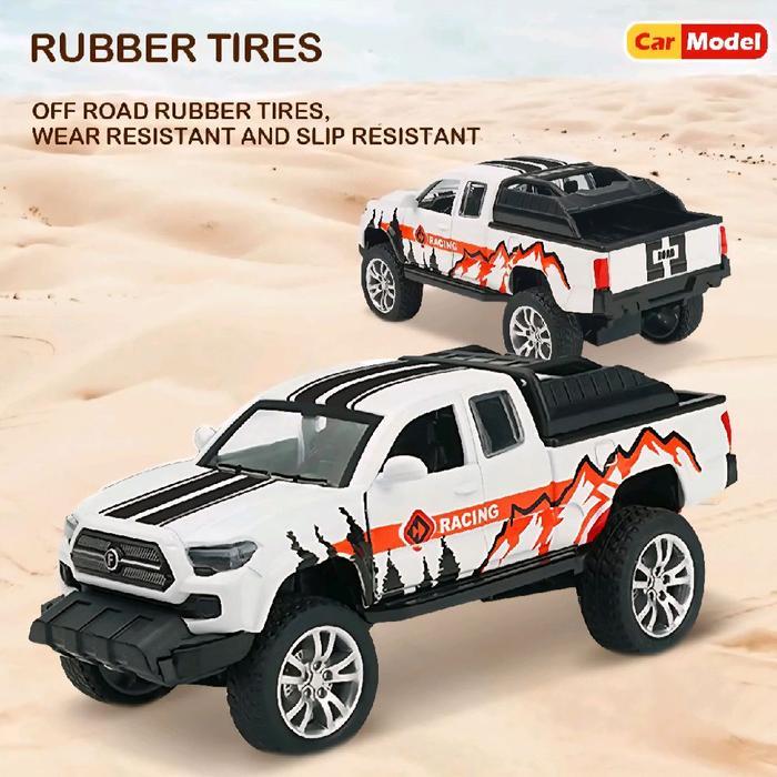 Diecast Model Car Miniatur Mobil Pickup Hilux 44 Mainan Toy