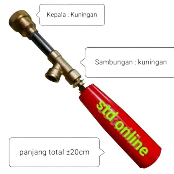 Gun 20Cm Stik Sanchin + Neple Gun Stik Cuci Motor 20 Cm #Gratisongkir