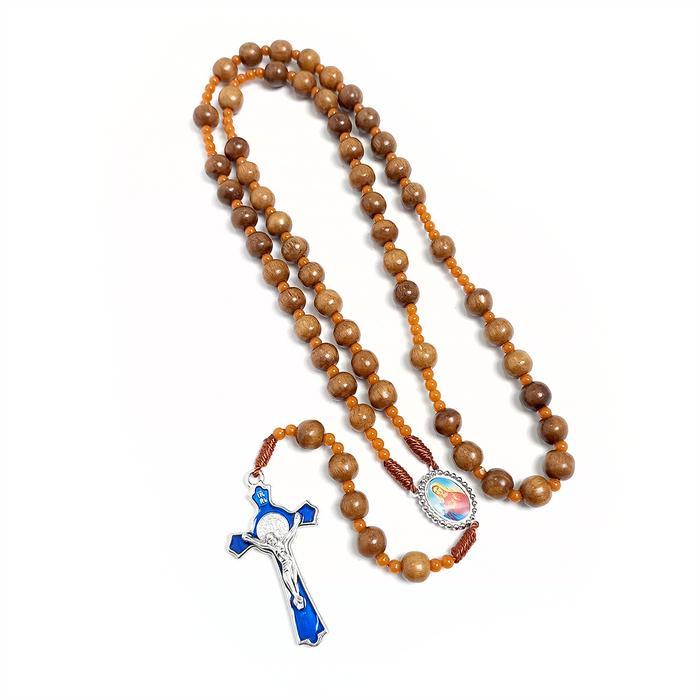 Rs 33 - Rosario Kayu Gaharu Asli 100% Original/Kalung Rosario Katolik Tbk