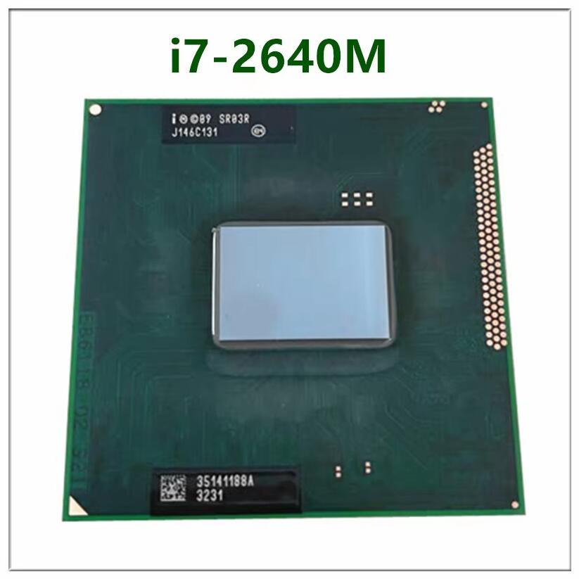 I7-2640M I7 2640M SR03R CPU 2.8 Dual Quad Thread GHz Socket G2 / RPGA988B