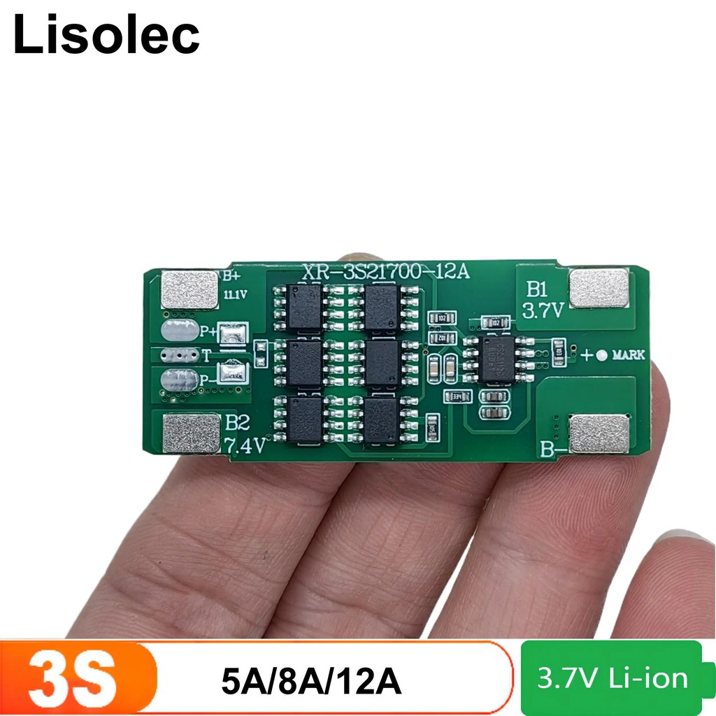 3S 21700 Dedicated Protection Board BMS 12A 8A 5A Charging Module 11.1V 12V Li-ion Lithium Battery