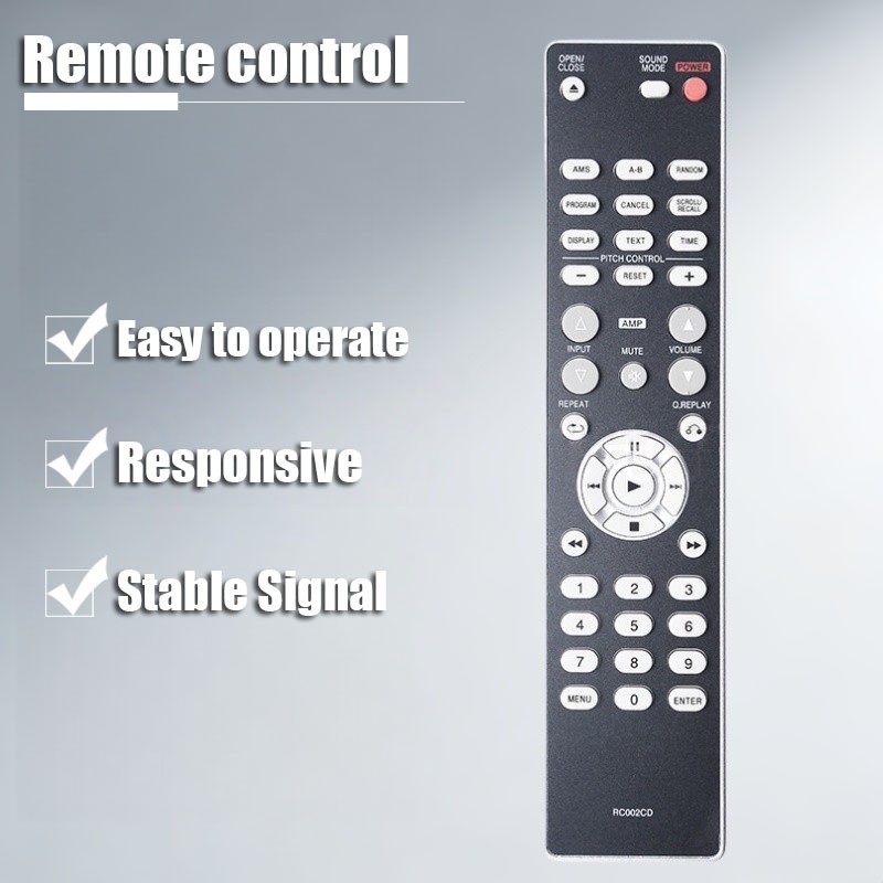 Marantz CD Player Remote Control Replacement RC002CD 307010035001M Compatible with CD5003 CD5004