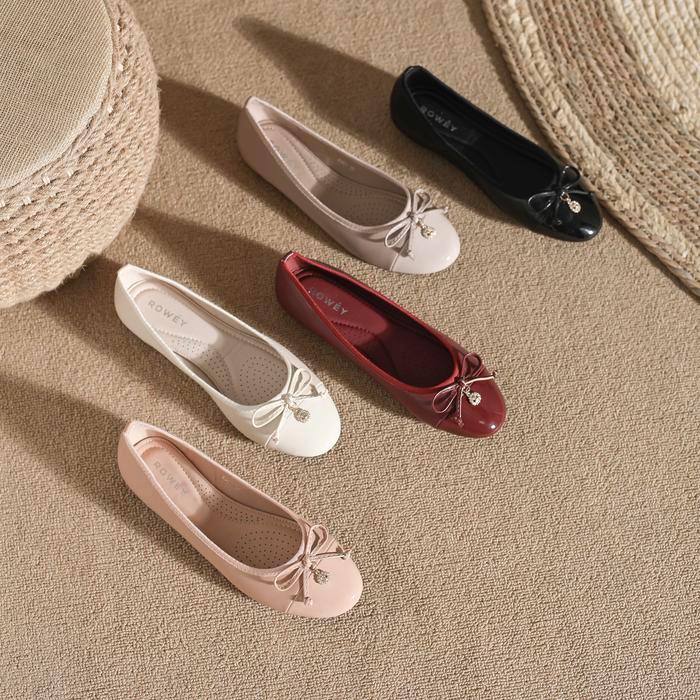 PVN Project Sepatu Wanita Flat Shoes Viral Zoey Korea Karet