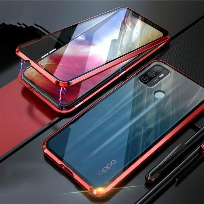 Oppo A53 A33 double side magnetic case