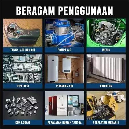 Lem Besi AB TERTELL Tahan Panas Industrial Metal Repair Glue / Lem AB SUper Kuat / Lem Perekat Besi