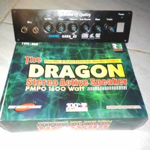 Kit Amplifier Speaker Aktif Karaoke Plus Echo The Dragon Redy Stok