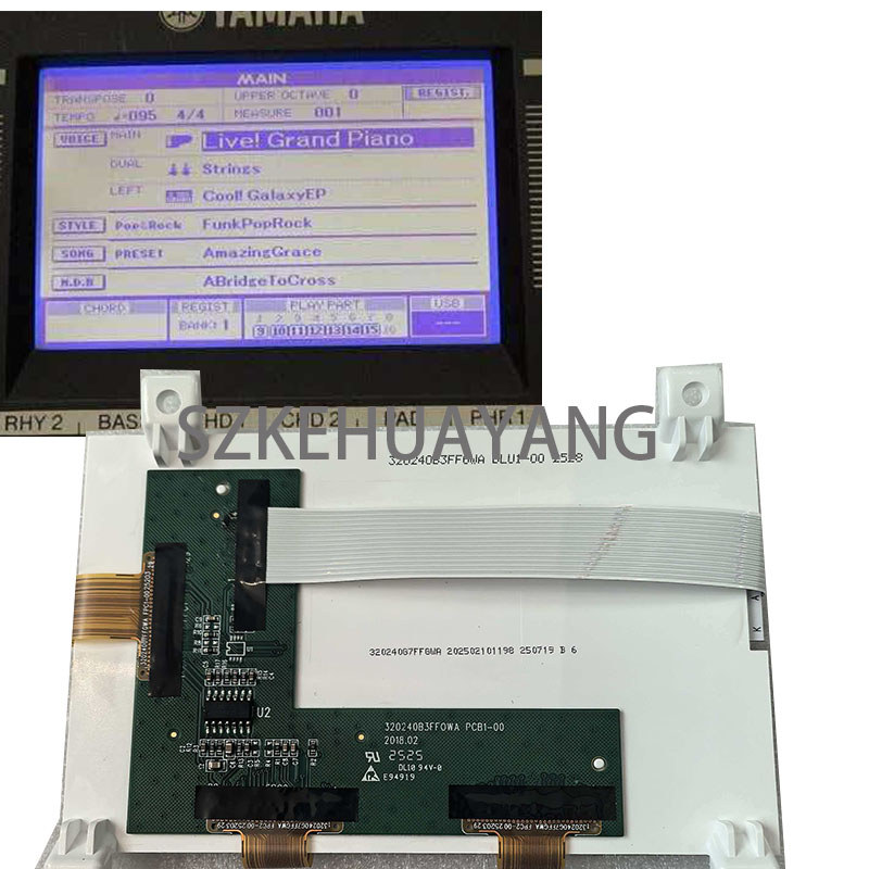 New Lcd Display Screen for Yamaha Psr S500 S550 S650 DGX-520/620/630/640 mm6 mm8 PSR-S550 PSR-S500