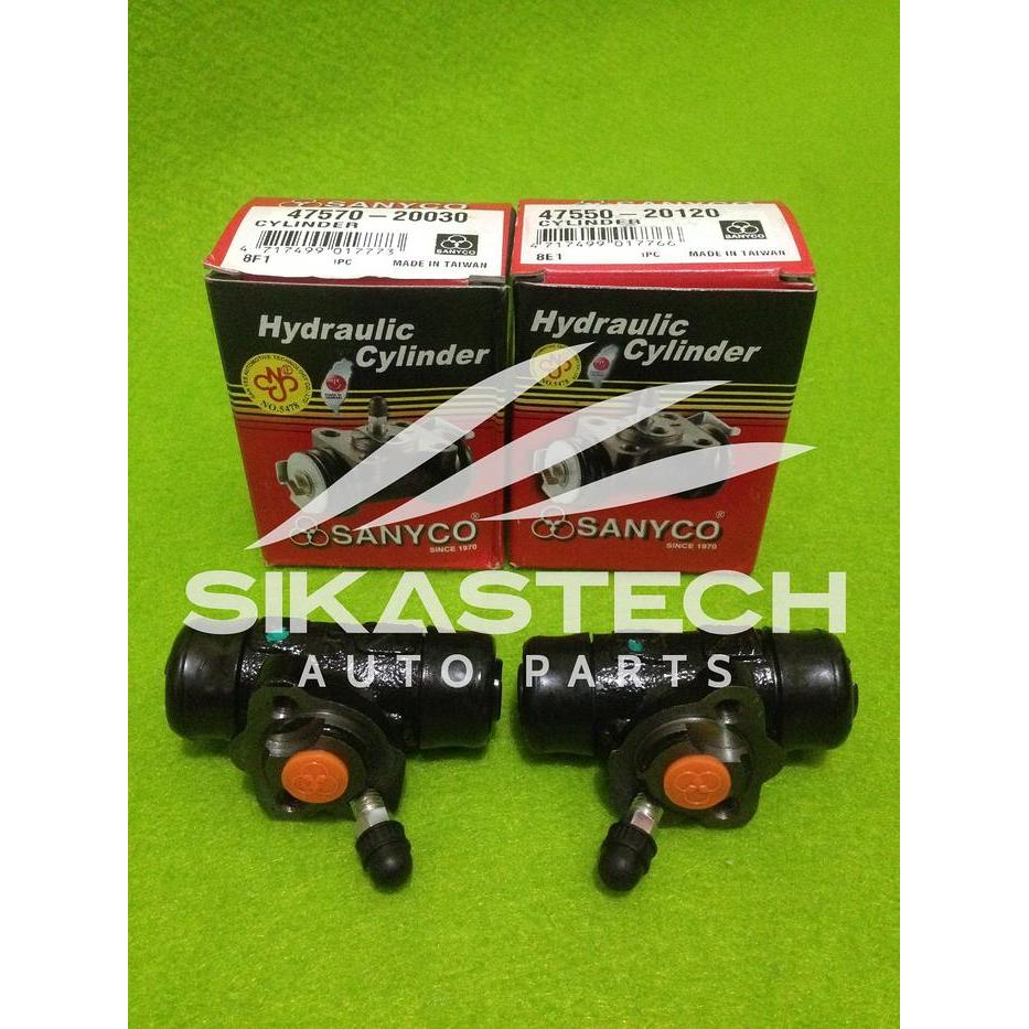 47550-20120 & 47570-20030 SET REAR WHEEL BRAKE CYLINDER ASSY / MASTER REM BELAKANG SEPASANG KANAN