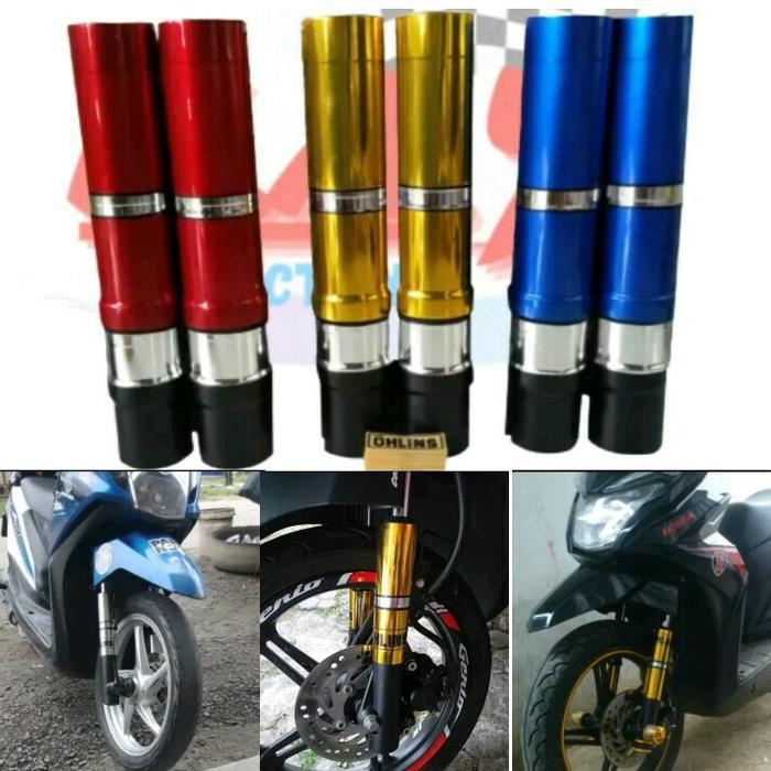 cover shock depan beat vario scoopy genio spacy all series Motor Motorcycle FULL SAMPE BAWAH *
