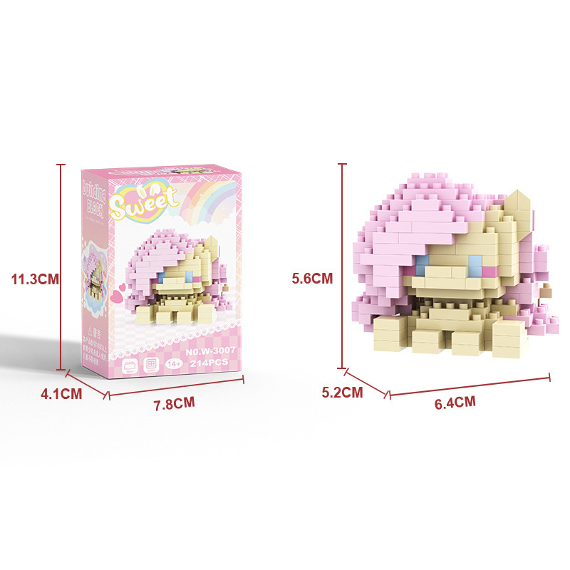 My Little Pony Building Blocks Lega Equestria Girls Figure Twilight Sparkle Building Blocks Cartoon