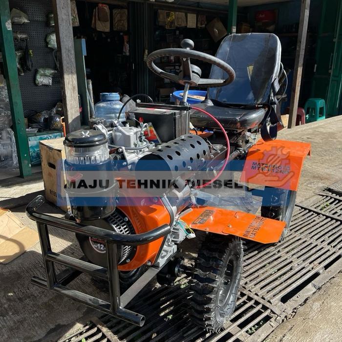 Traktor Mini 4Roda 4WD 4x4 Mesin Bajak Sawah Ladang Kering Matsumoto MTM 412 RO Elektrik Starter