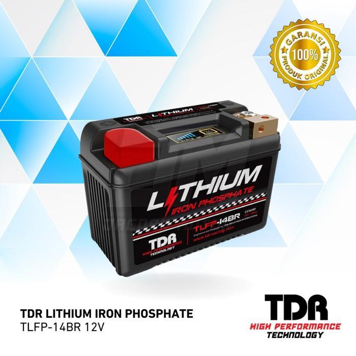 AKI MOTOR LITHIUM IRON PHOSPHATE BATTERY TDR TLFP-14BR 12V ORIGINAL QUALITY