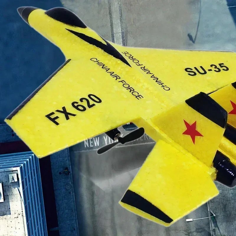Rc Plane Su-35 Led Lights Remote Control Flying Model Glider Aircraft