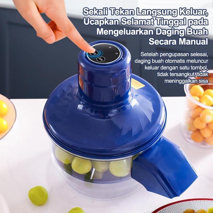 Alat Kupas Buah & Sayur Otomatis / Pengupas Anggur, Berry, Kentang Elektrik / Mesin Peel Portable