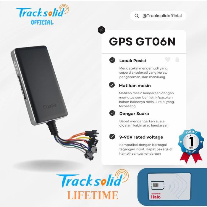 Gps Gt06n Concox + Simcard + Tracksolid