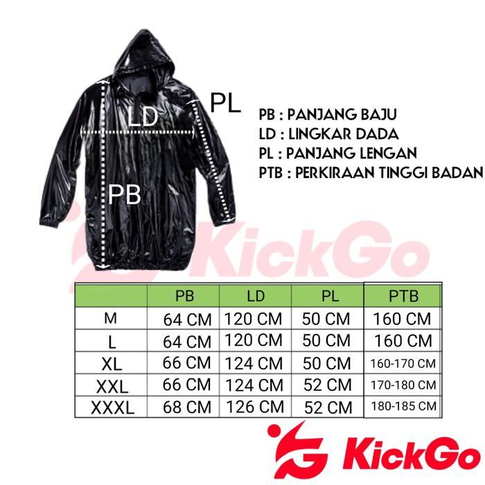 Primeroses - Kickgo Baju Jaket Sauna Suit Olahraga Joging Pembakar Lemak Jumbo Tbk