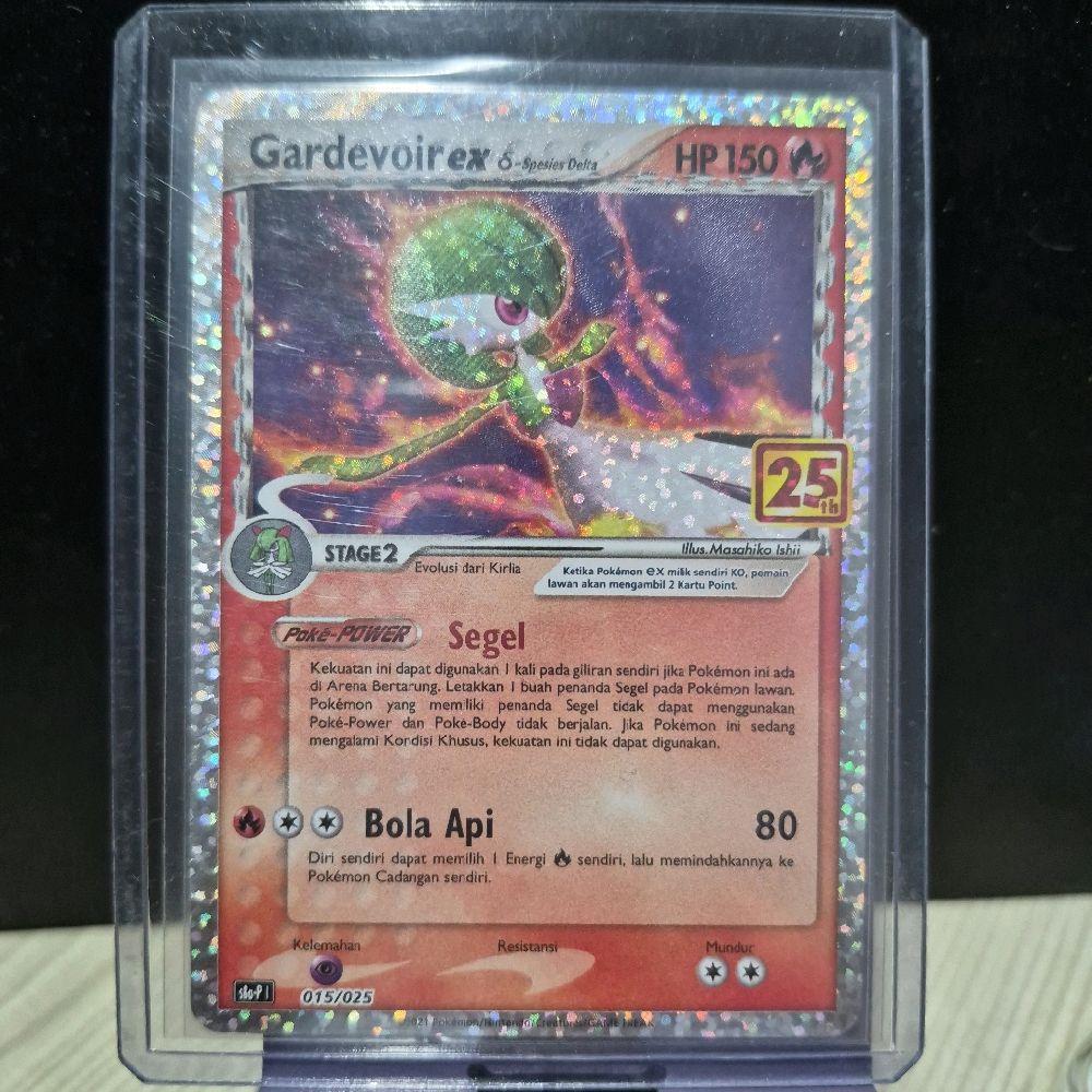 Gardevoir ex 25th Anniversary TCG Pokemon Game Kartu Koleksi Indonesia Card Trading Card Game