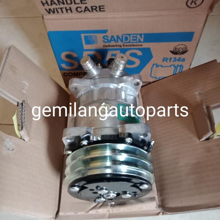 KOMPRESSOR COMPRESSOR AC MOBIL SANDEN 508 SD 508 SD 5H14 MERK SANDEN ORIGINAL QUALITY