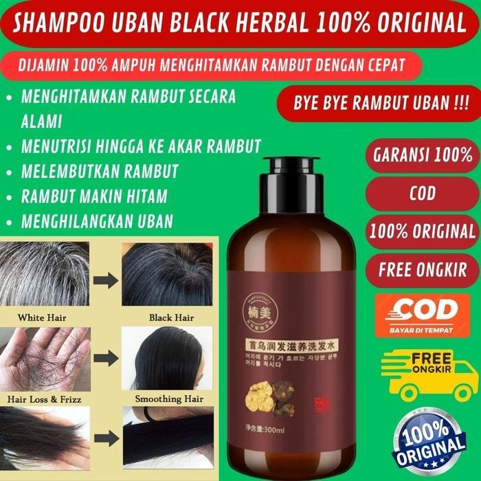 Sampho Penghitam Rambut Uban / Menghitamkan Rambut Beruban / Shampo Penghitam Rambut Uban Permanen