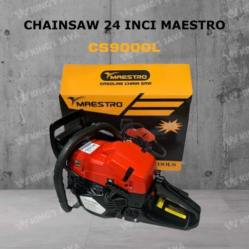 Chainsaw Maestro 9000L Bar Laser 24" CS9000L Maestro Mesin Gergaji