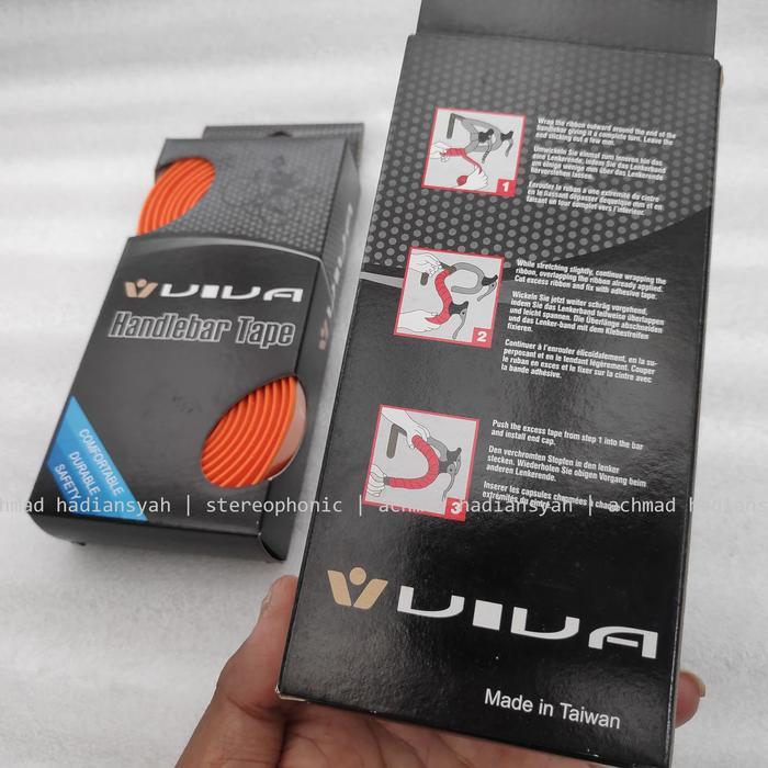 Bartape Viva Taiwan Bahan Serat Empuk Bartape Roadbike Bartape Fixie #Gratisongkir