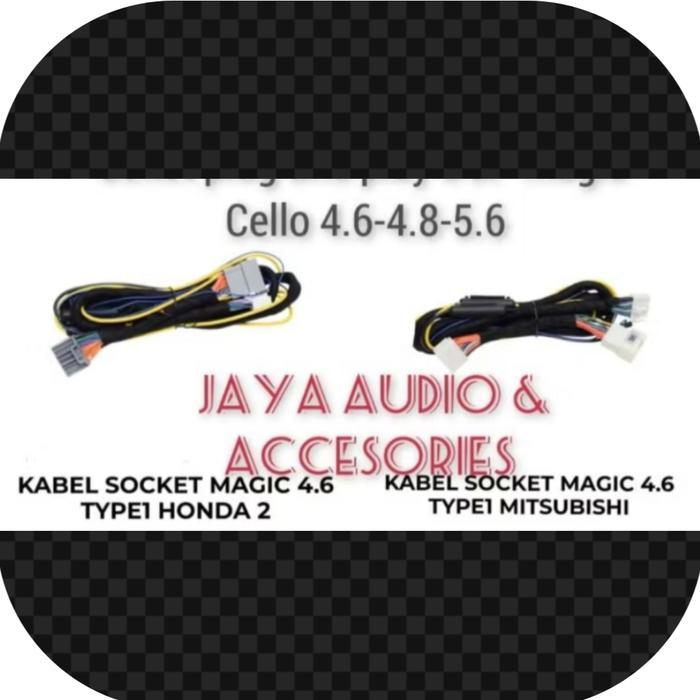 Soket pnp DSP Magic Cello Untuk 4.6-4.8-4.6