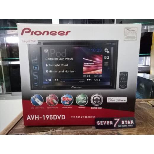 PIONEER AVH 195 DVD / TV DOUBLE DIN / SALE 