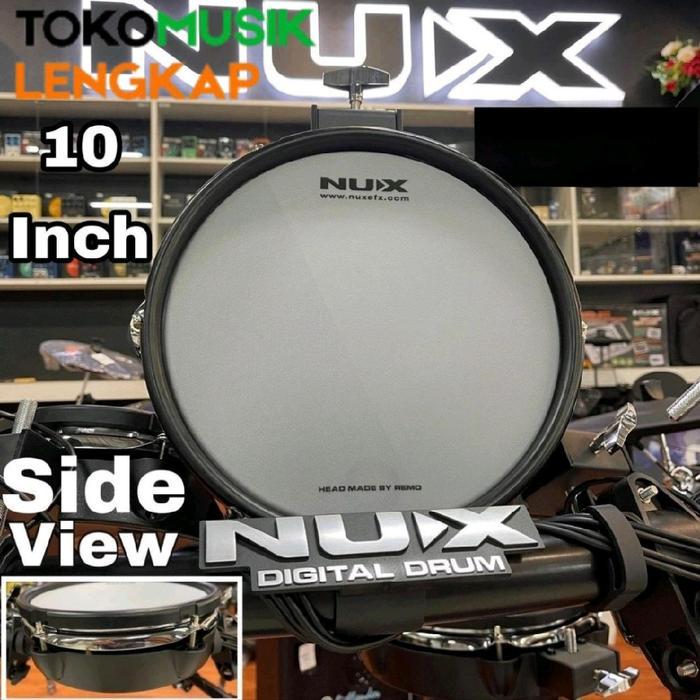 Snare Drum Pad NUX DM7 DM7X 10in Model Mesh kit for ALL Brand E Drum
