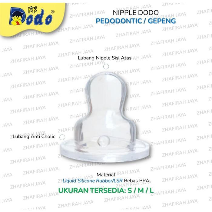 DODO Dot Gepeng size S M L isi 12 Nipple DODO Gepeng Toples isi 12pcs