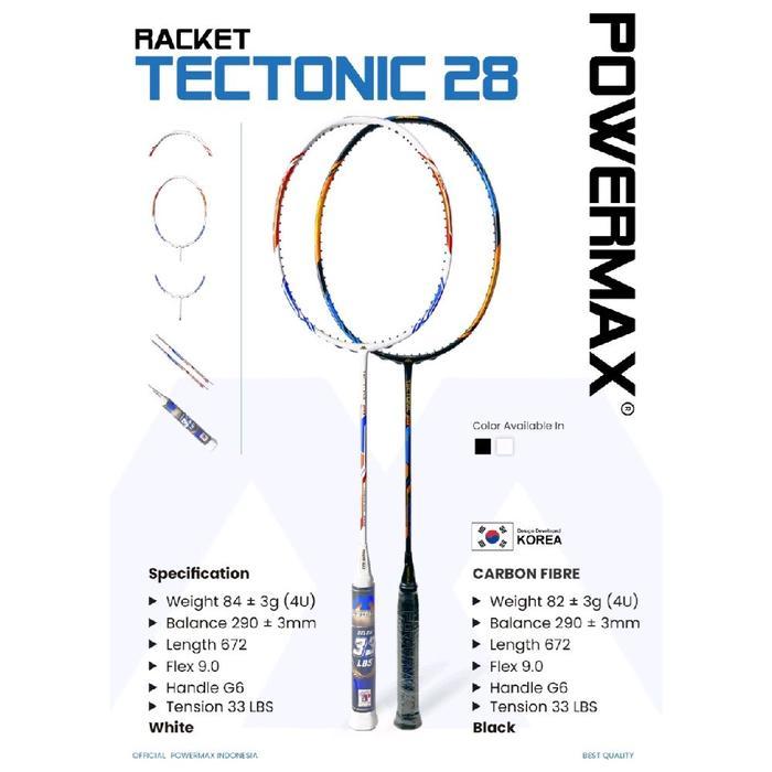 Raket Badminton POWERMAX TECTONIC 28 Original