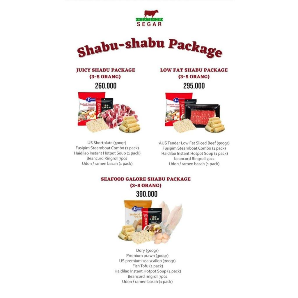 Shabu Shabu Package - Paket Shabu dan Hotpot