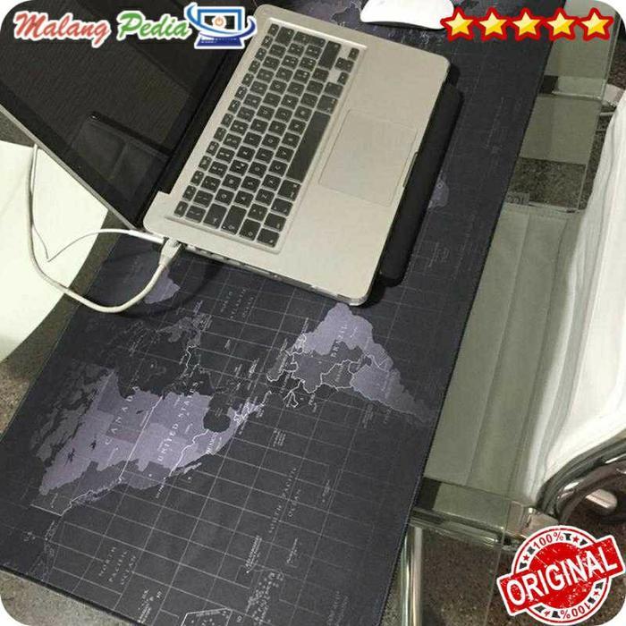Taffgo Mouse Pad Alas Desk Mat Meja Kerja Gaming Xl Jumbo Besar Lebar Anti Slip Stabil Kain